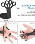 Silicone Grip Device Finger Exercise Stretcher Arthritis Hand Grip Trainer Strengthen Rehabilitation Training To Relieve Pain