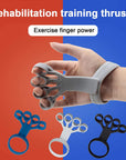 Silicone Grip Device Finger Exercise Stretcher Arthritis Hand Grip Trainer Strengthen Rehabilitation Training To Relieve Pain