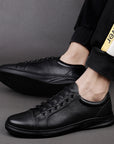New Cowhide Board Shoes Men
